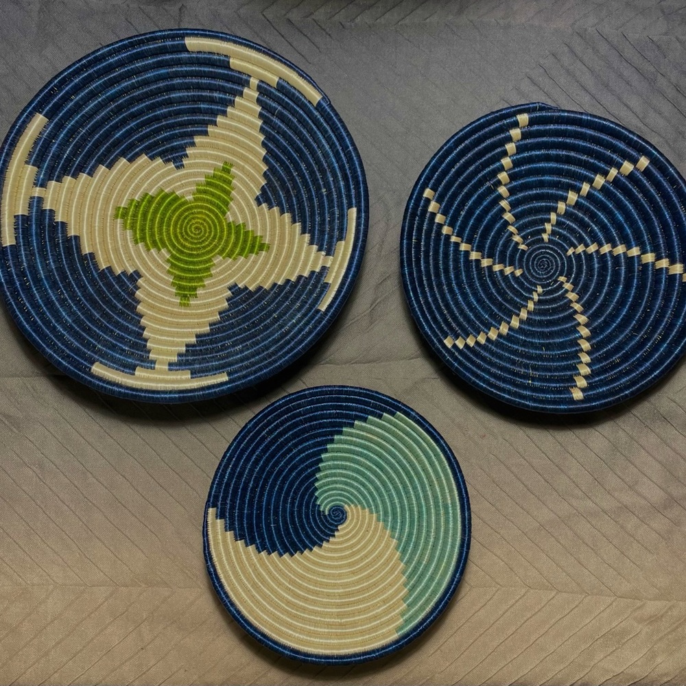 African Wall Decor Baskets